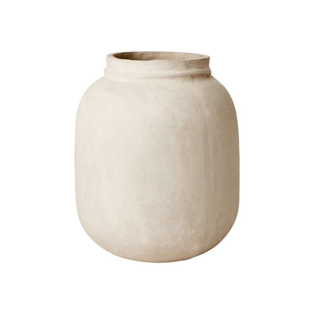 Athena Vase Beige H26