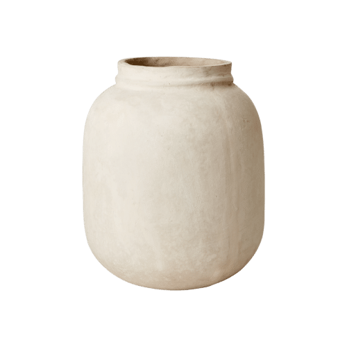 Athena Vase Beige H26