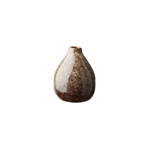 Lava Vase Light Brown H10