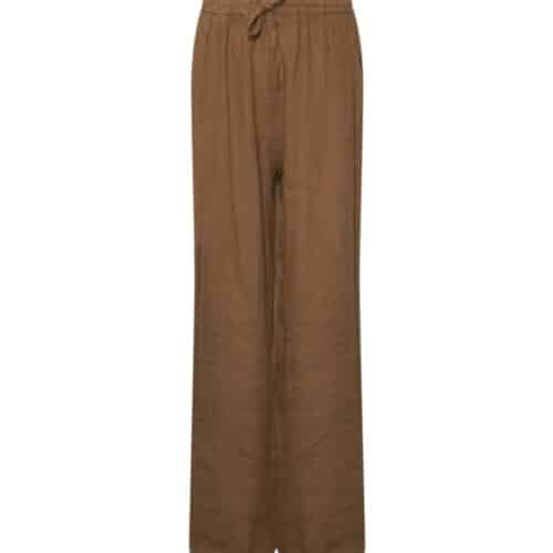Pants Linen Light Brown