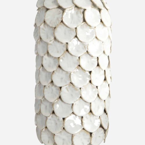 Stor Vase Dot - White