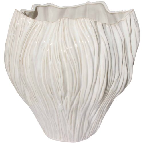 Dune Vase Cream H32