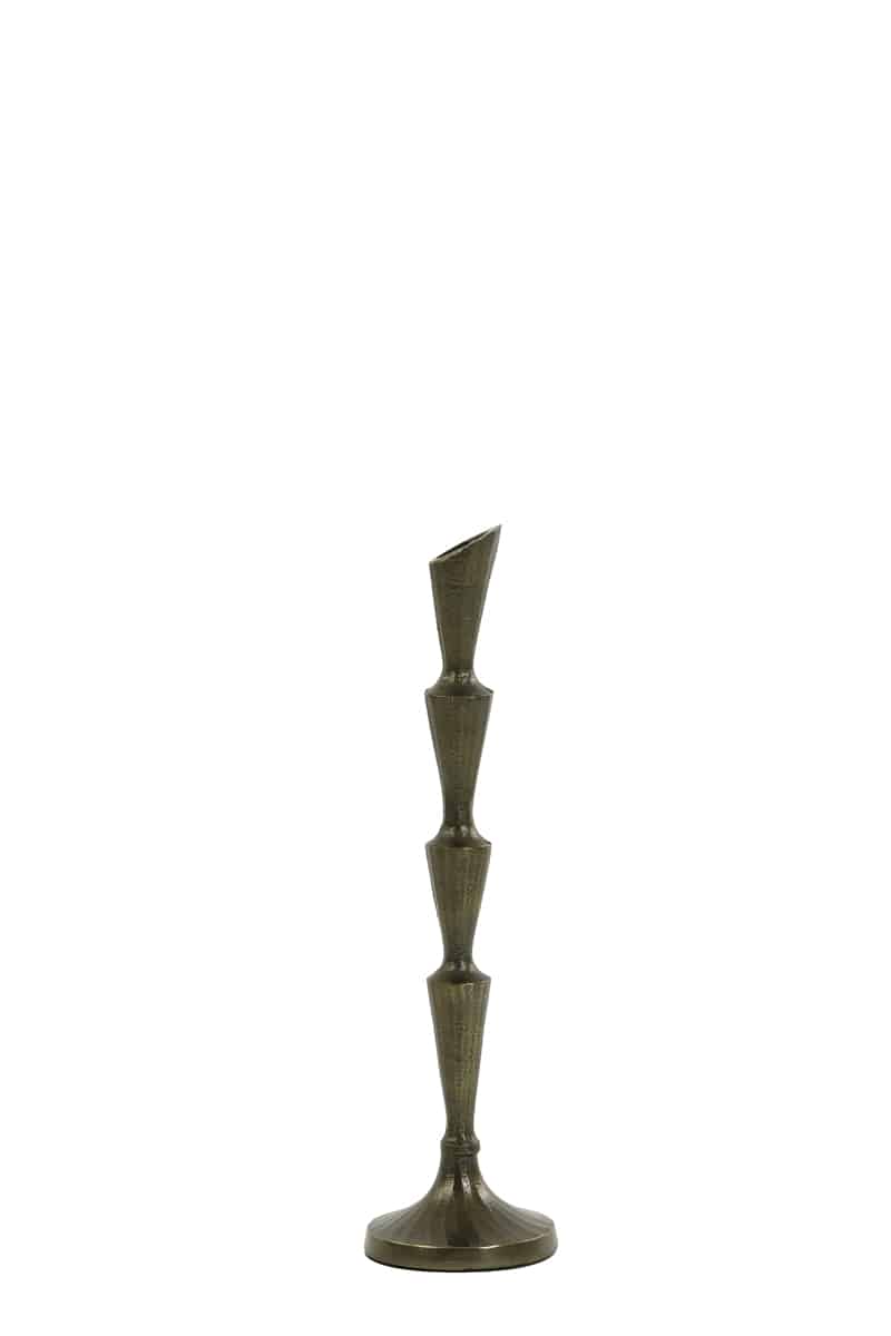 Lysestage - Antik Bronze - 32 cm