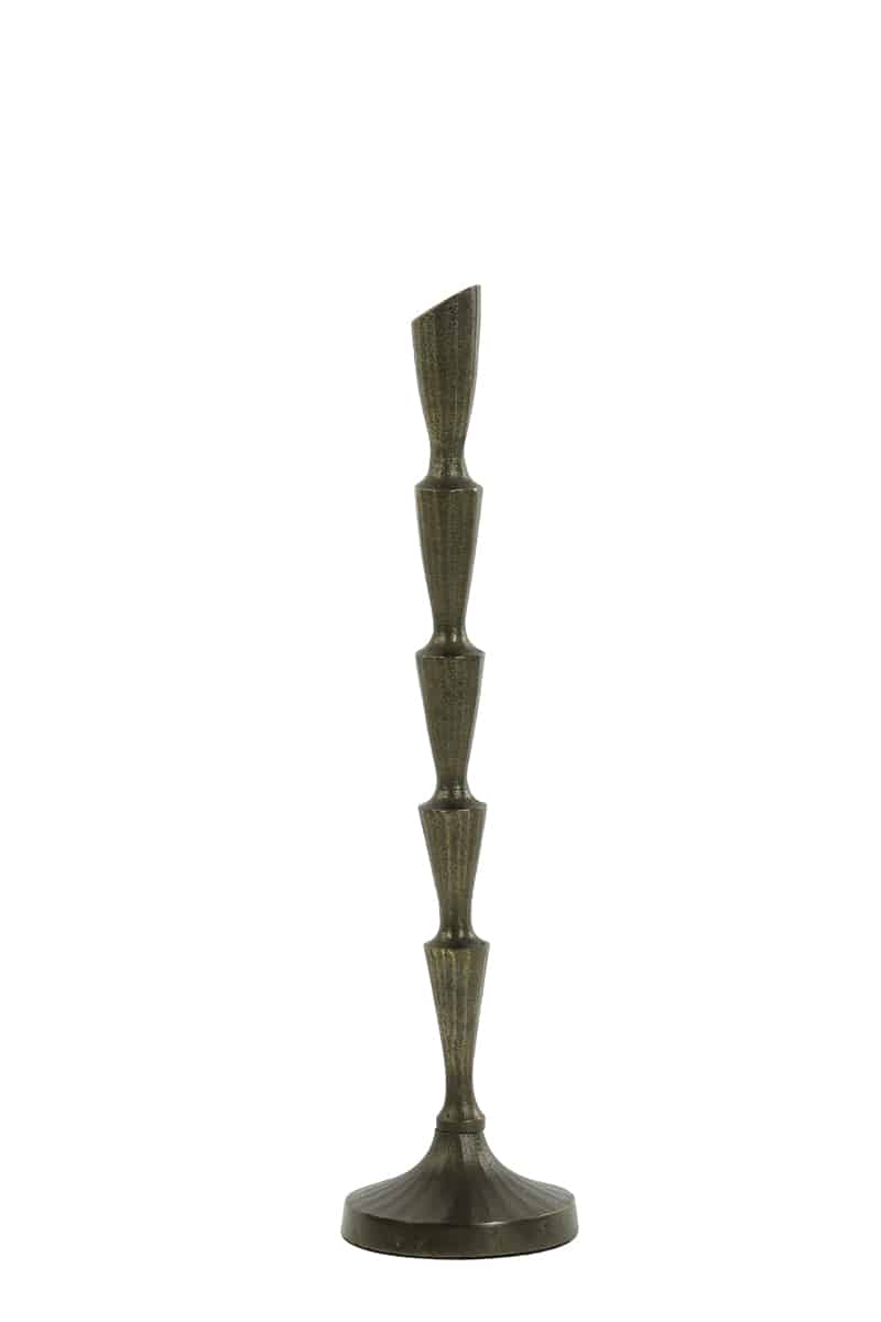Lysestage - Antik Bronze - 41 cm