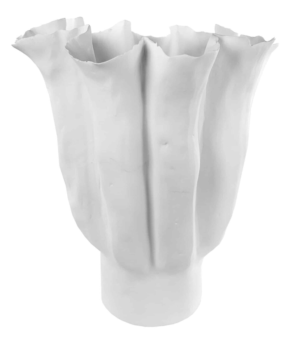 Organisk Vase Hvid