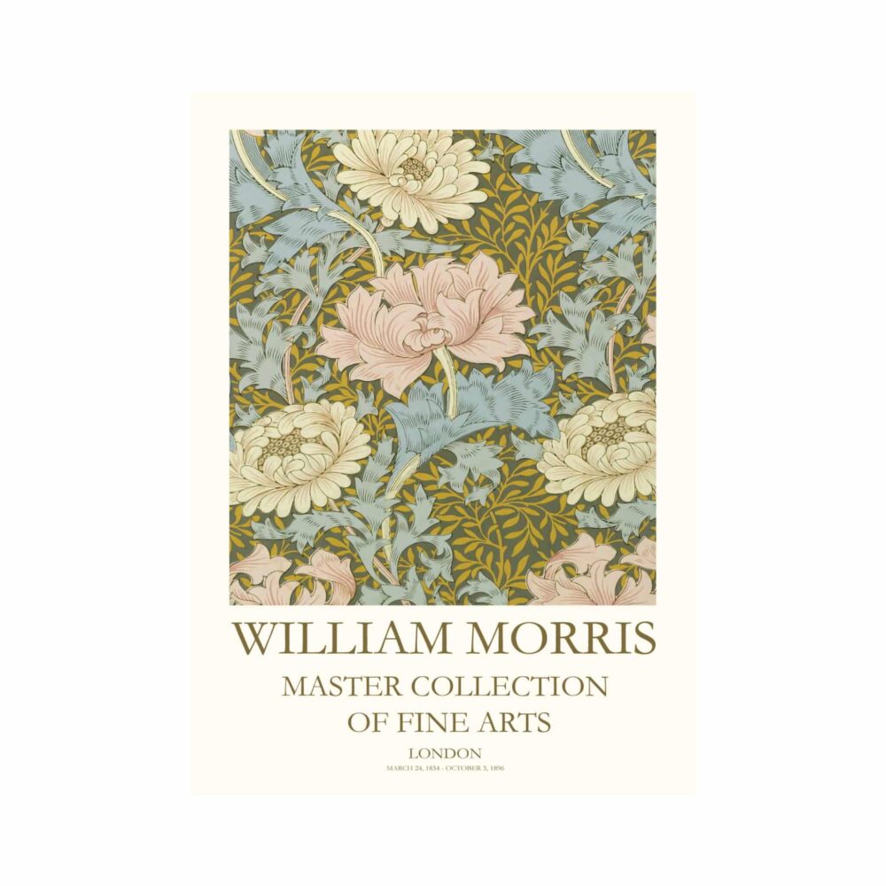 Plakat - William Morris Chrysanthemum 30x40