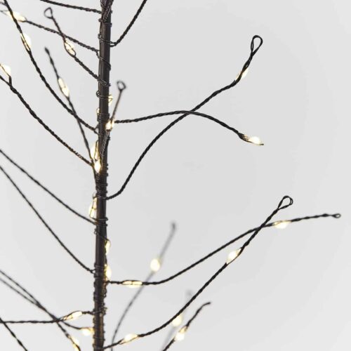 Juletræ i ståltråd Glow - Sort