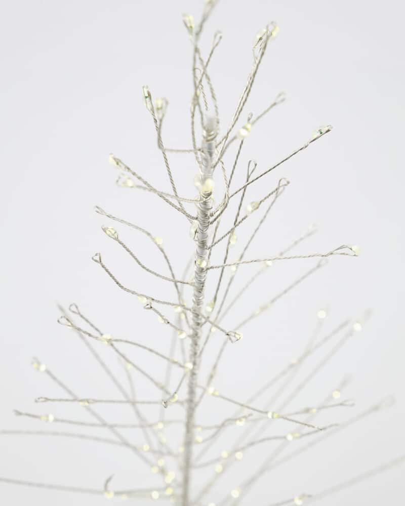 Juletræ i ståltråd Glow - Hvid