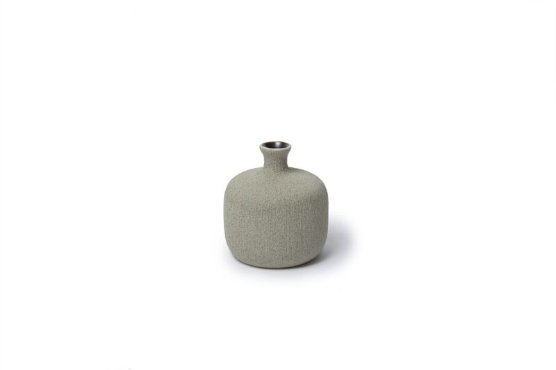 bottle vase medium sand grey