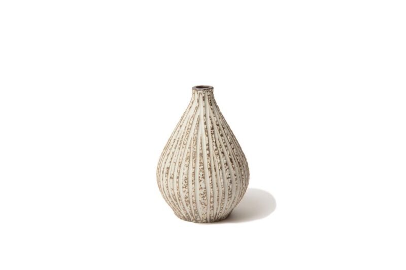 Kobe Vase, Stone Stripe
