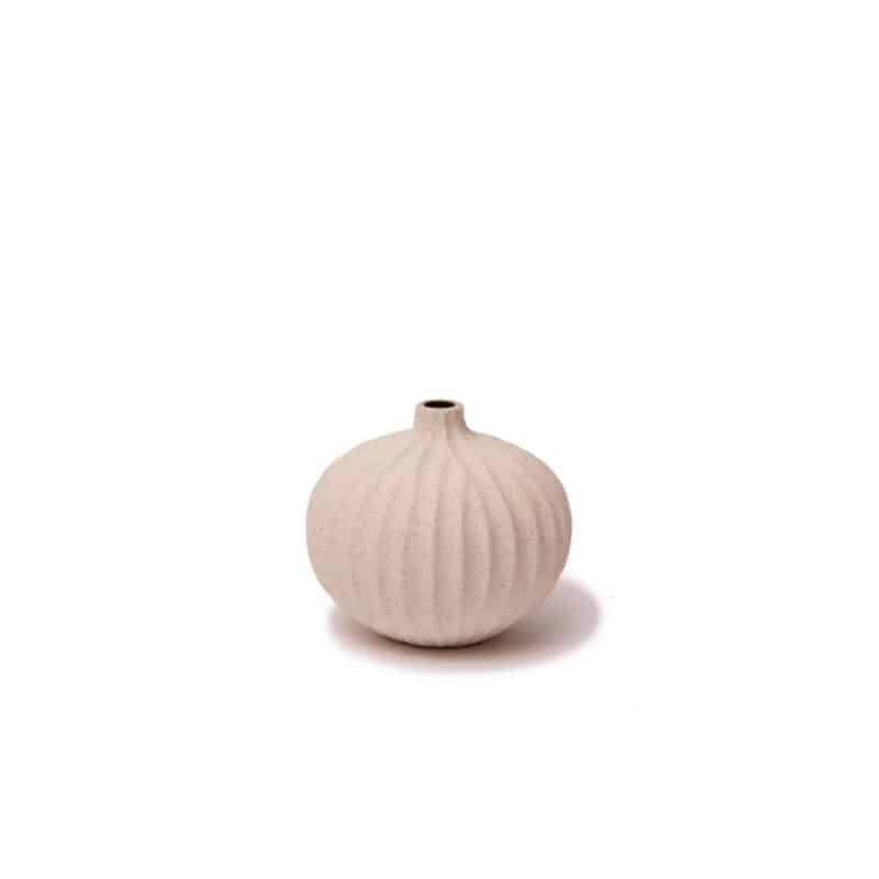 Bari Vase Small - Sand White Light DeepLine