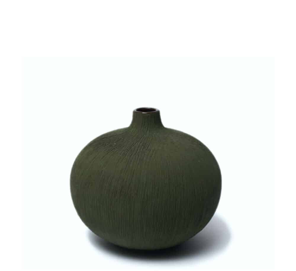Bari Vase Medium - Forest Green