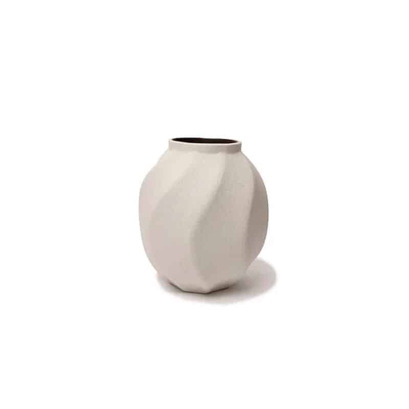 Soft Wave Vase - Sand White Light