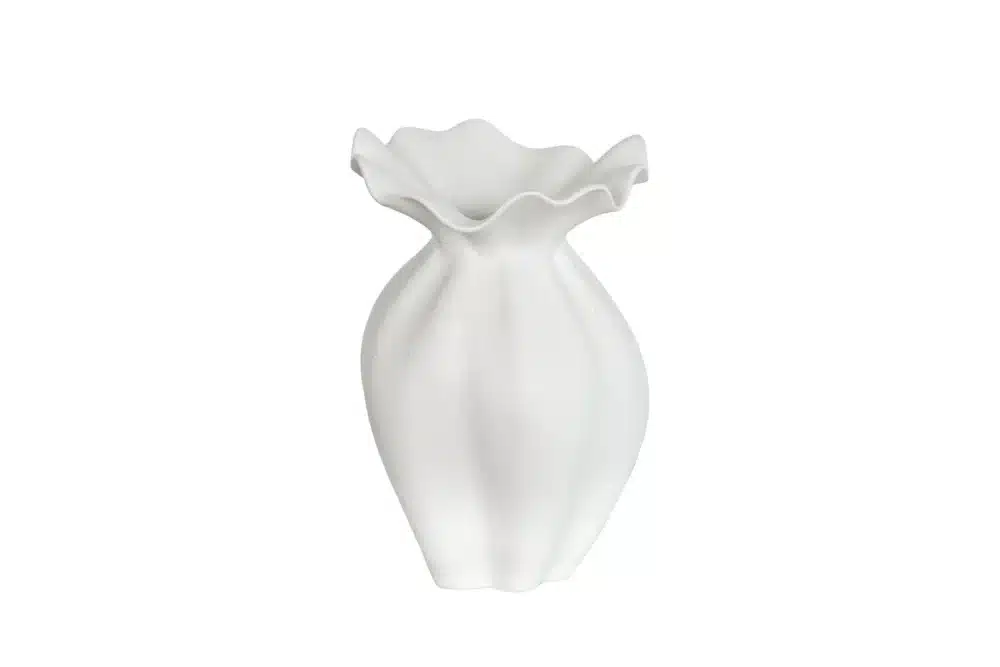 Nellie Vase - Off White Medium