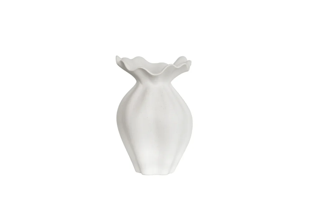 Nellie Vase - Off White Small