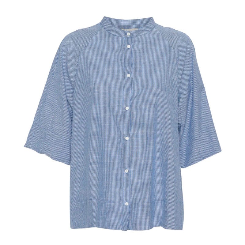 Abu Dhabi Skjorte Medium Blue Stripe