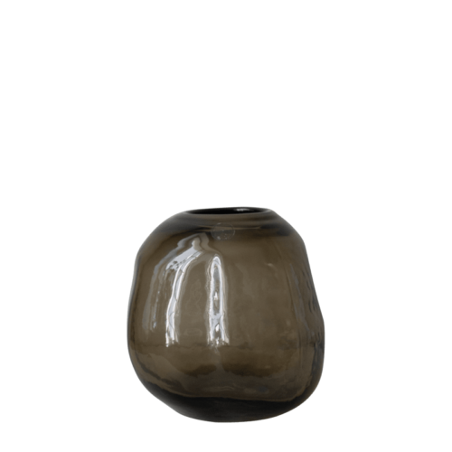 Pebble Vase Small, Brown