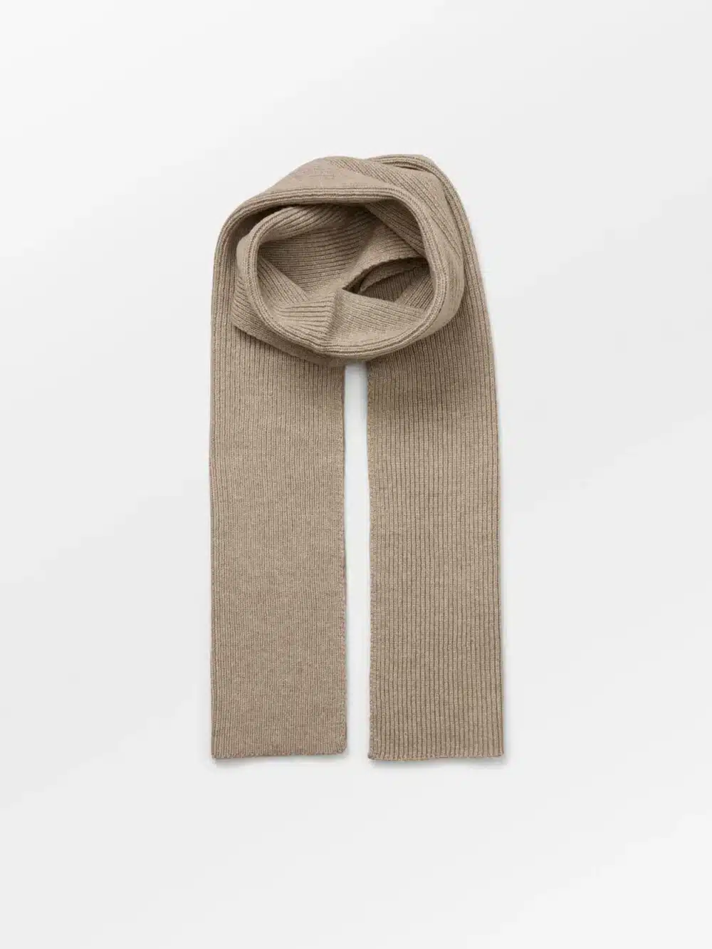 Woona Scarf, Dark Beige Melange