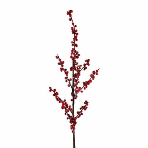 gren m. røde bær H95 cm