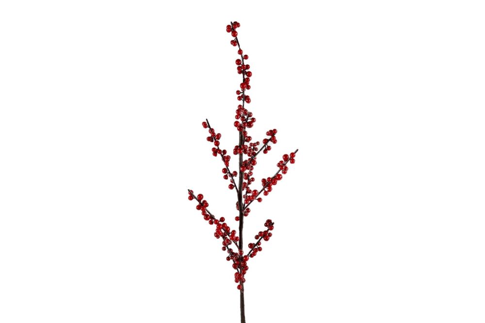 gren m. røde bær H95 cm