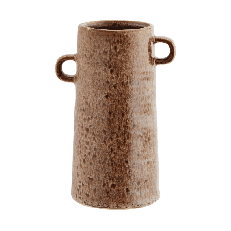 stoneware vase - light brown
