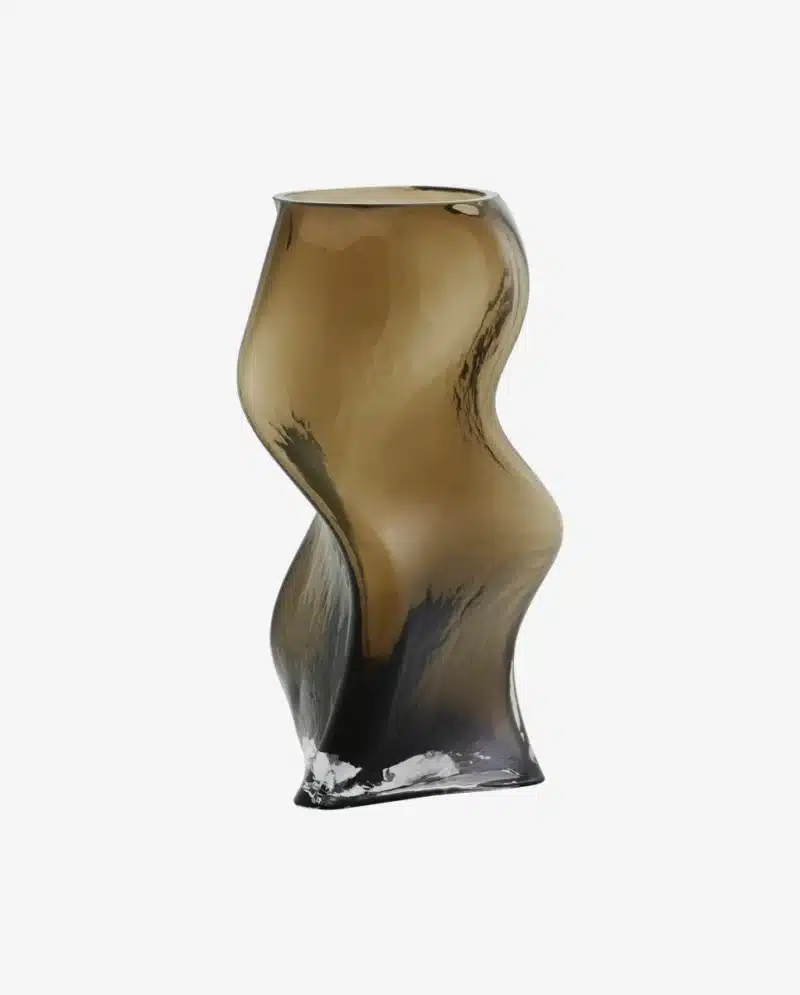 Sable Vase, Dark Brown